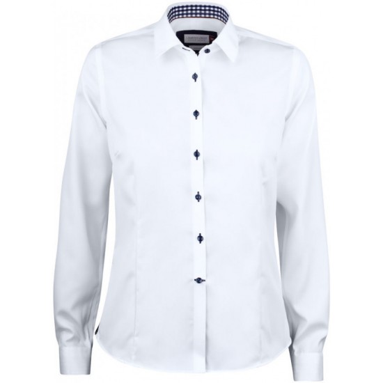 Сорочка жіноча JH&Frost Red Bow 20 білий/темно-синій - 290200310663XL