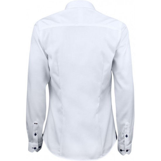 Сорочка жіноча JH&Frost Red Bow 20 білий/темно-синій - 290200310663XL