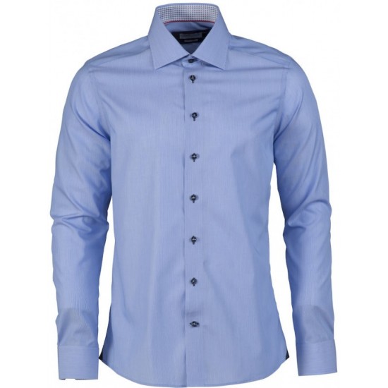 Сорочка чоловіча JH&Frost Red Bow 24 Slim Fit смугастий сірий - 2902402951L