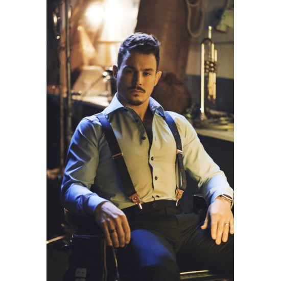 Сорочка чоловіча JH&Frost Red Bow 24 Slim Fit середній-синій - 2902402551M