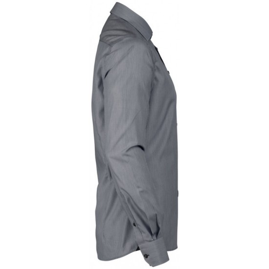 Сорочка чоловіча JH&Frost Red Bow 24 Slim Fit сірий смугастий - 2902402951XS