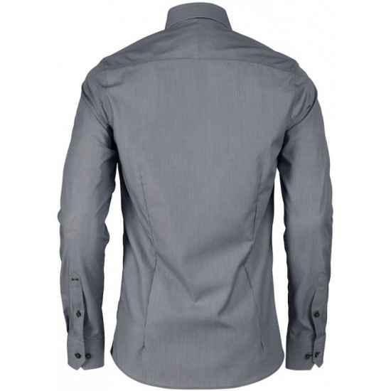 Сорочка чоловіча JH&Frost Red Bow 24 Slim Fit сірий смугастий - 2902402951XS