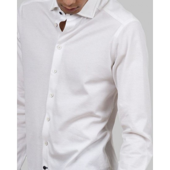 Сорочка чоловіча JH&Frost Indigo Bow 34 Slim Fit білий - 2903402100XL