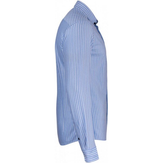 Сорочка чоловіча JH&Frost Indigo Bow 34 Slim Fit денім - 2903402550M