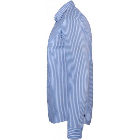 Сорочка чоловіча JH&Frost Indigo Bow 34 Slim Fit денім - 2903402550M