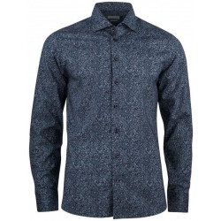 Сорочка чоловіча з візерунком пейслі JH&Frost Indigo Bow 37 Slim Fit синій - 2903702601M