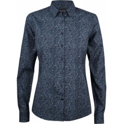 Сорочка жіноча з візерунком пейслі JH&Frost Indigo Bow 37 синій - 2903703601L