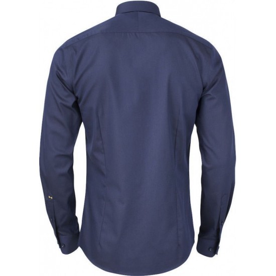 Сорочка чоловіча JH&Frost Yellow Bow 50 Regular Fit темно-синій - 29050016005XL