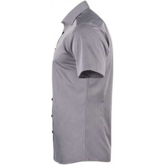 Сорочка чоловіча JH&Frost Yellow Bow 50 S/S Regular Fit сірий - 29050119554XL