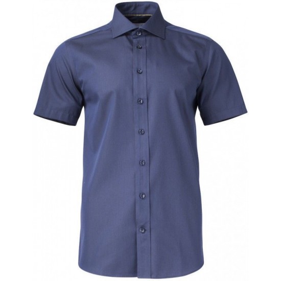 Сорочка чоловіча JH&Frost Yellow Bow 50 S/S Slim Fit темно-синій - 2905022600XS