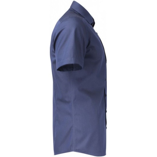 Сорочка чоловіча JH&Frost Yellow Bow 50 S/S Slim Fit темно-синій - 2905022600XS