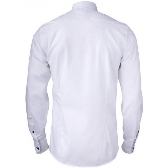 Сорочка чоловіча JH&Frost Yellow Bow 51 Regular Fit білий/світло-синій - 29051011053XL