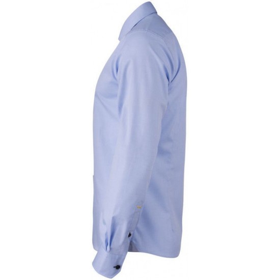 Сорочка чоловіча JH&Frost Yellow Bow 51 Regular Fit небесно-блакитний/темно-синій - 2905101505S