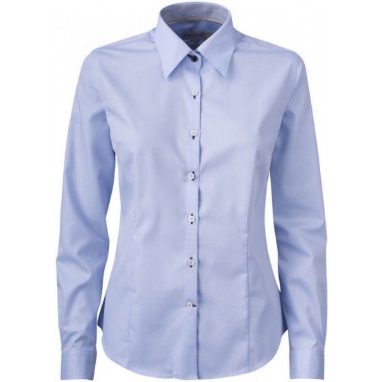 Сорочка жіноча JH&Frost Yellow Bow 51 небесно-блакитний/темно-синій - 2905103505M