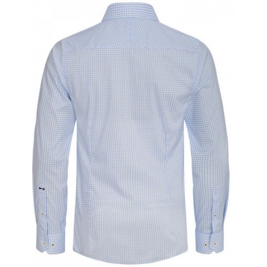 Сорочка чоловіча JH&Frost Yellow Bow 53 Slim Fit блакитний - 2905302501M