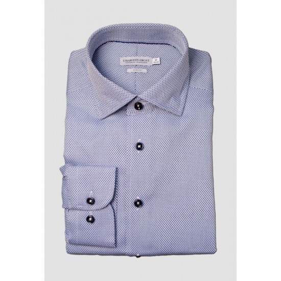 Сорочка чоловіча JH&Frost Yellow Bow 55 Regular Fit світло-синій - 2905501556L Сорочка чоловіча JH&Frost Yellow Bow 55 Regular Fit світло-синій - 2905501556L