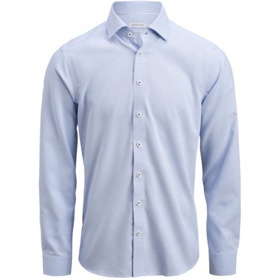 Сорочка чоловіча JH&Frost Yellow Bow 55 Slim Fit небесно-блакитний/білий - 2905502501XXL