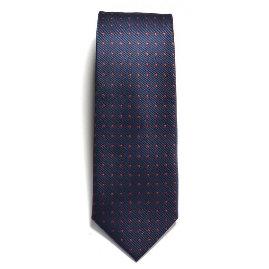 Краватка ТМ JHS&Frost TIE DOT темно-синій/червоний - 2910100604