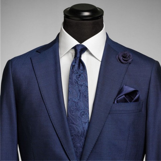 Краватка JH&Frost Paisley темно-синій - 2910400600