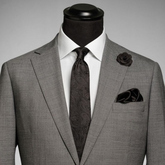 Краватка JH&Frost Paisley чорний - 2910400900