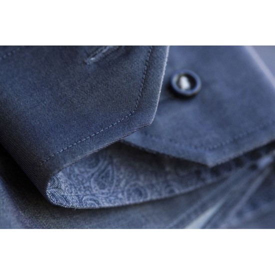 Сорочка чоловіча JH&Frost Red Bow 120 Slim Fit темно-синій - 2912002550XL