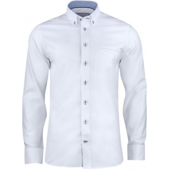 Сорочка чоловіча JH&Frost Red Bow 121 Slim Fit білий - 2912102100M