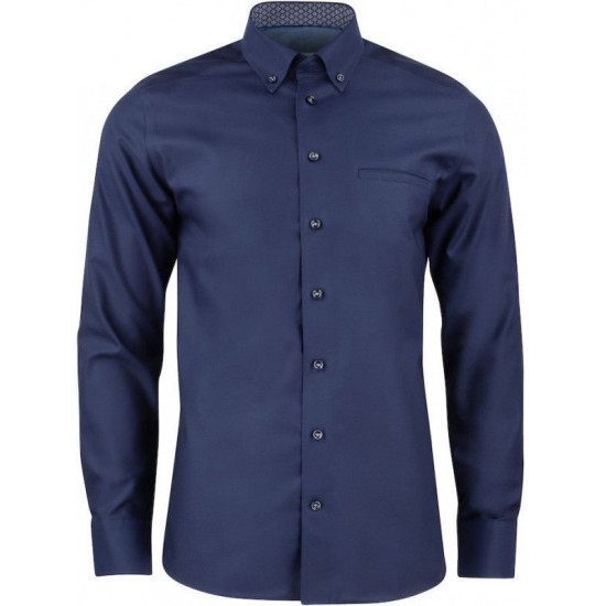 Сорочка чоловіча JH&Frost Red Bow 121 Slim Fit темно-синій - 2912102600XL