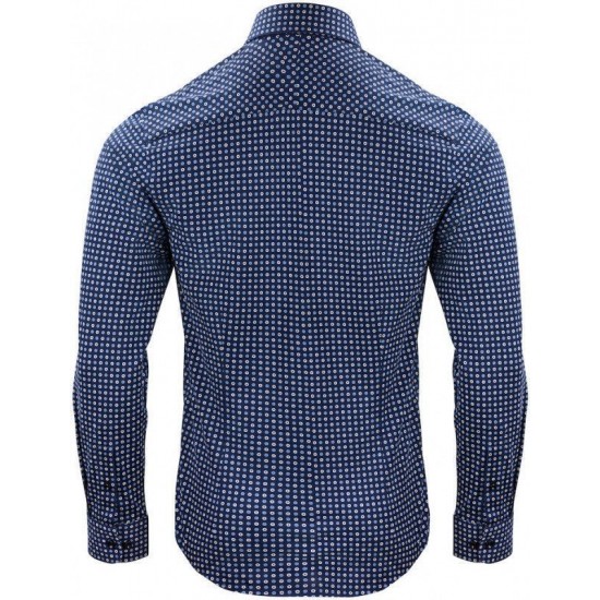 Сорочка чоловіча JH&Frost Indigo Bow 131 Regular Fit синій - 2913101055XXL