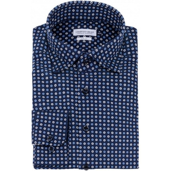 Сорочка чоловіча JH&Frost Indigo Bow 131 Slim Fit синій - 2913102055M Сорочка чоловіча JH&Frost Indigo Bow 131 Slim Fit синій - 2913102055M