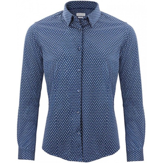 Сорочка жіноча JH&Frost Indigo Bow 131 темно-синій - 2913103006XXL