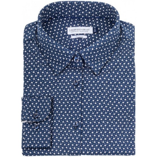 Сорочка жіноча JH&Frost Indigo Bow 131 темно-синій - 2913103006XXL