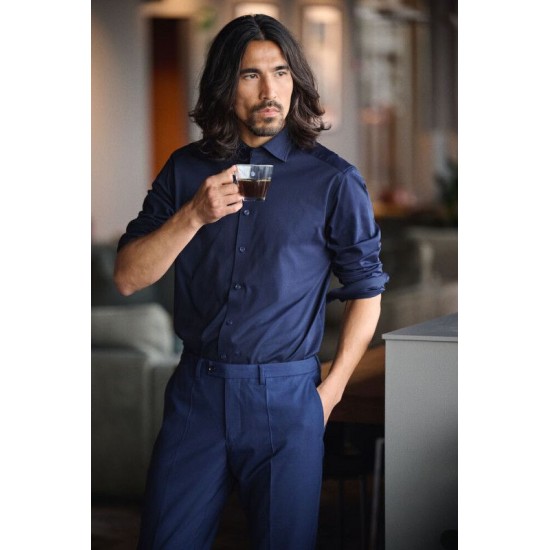 Сорочка чоловіча JH&Frost Indigo Bow 132 Regular Fit темно-синій - 2913201600XXL