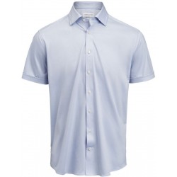 Сорочка чоловіча JH&Frost Indigo Bow 132 S/S Slim Fit небесно-блакитний - 2913222500L