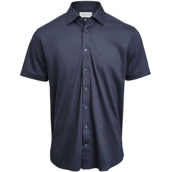 Сорочка чоловіча JH&Frost Indigo Bow 132 S/S Slim Fit темно-синій - 2913222600S