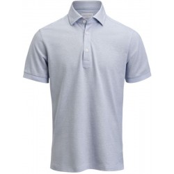 Футболка поло чоловіча JH&Frost Indigo Bow 133 S/S Tailored блакитний - 2913300115L