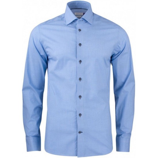 Сорочка чоловіча JH&Frost Purple Bow 141 Slim Fit синій/білий в клітинку - 2914102515M Сорочка чоловіча JH&Frost Purple Bow 141 Slim Fit синій/білий в клітинку - 2914102515M