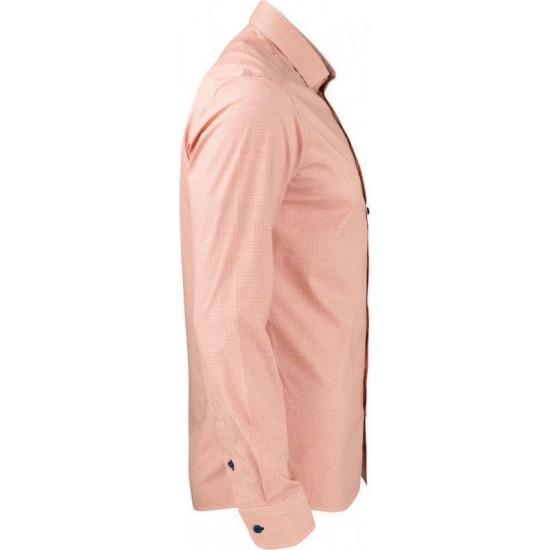 Сорочка чоловіча JH&Frost Purple Bow 141 Slim Fit помаранчевий/білий в клітинку - 2914102313M Сорочка чоловіча JH&Frost Purple Bow 141 Slim Fit помаранчевий/білий в клітинку - 2914102313M