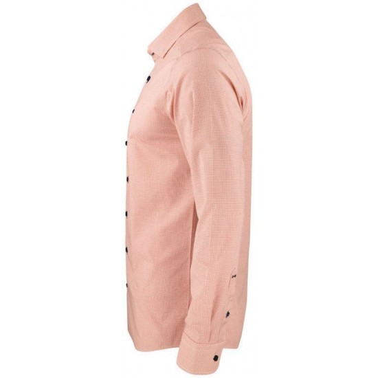 Сорочка чоловіча JH&Frost Purple Bow 141 Slim Fit помаранчевий/білий в клітинку - 2914102313M Сорочка чоловіча JH&Frost Purple Bow 141 Slim Fit помаранчевий/білий в клітинку - 2914102313M