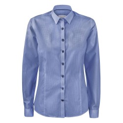 Сорочка жіноча JH&Frost Purple Bow 141 темно-синій/білий у клітку - 29141036163XL