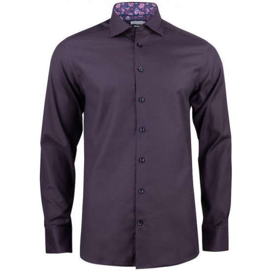 Сорочка чоловіча JH&Frost Purple Bow 142 Slim Fit фіолетовий - 2914202864XXL