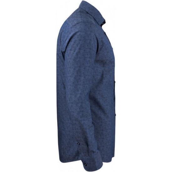 Сорочка чоловіча JH&Frost Purple Bow 143 Regular Fit синій - 2914301551L