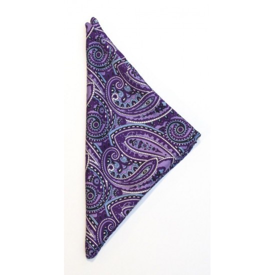 Краватка Handkerchief Paisley блідо-фіолетовий - 2920300888