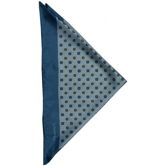 Хустинка шовкова JH&Frost Handkerchief світло-синій - 2920400510