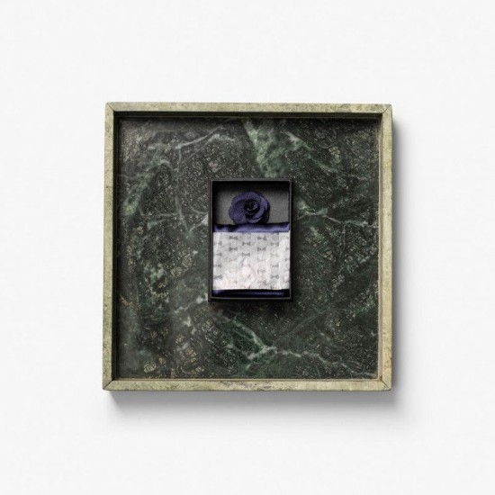 Шарф шовковий JH&Frost Scarf темно-синій - 2920600600