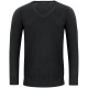 Пуловер чоловічий Merino V-neck чорний - 29301019004XL