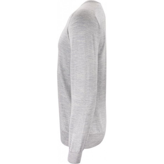 Пуловер чоловічий Merino V-neck сірий меланж - 2930101910XXL