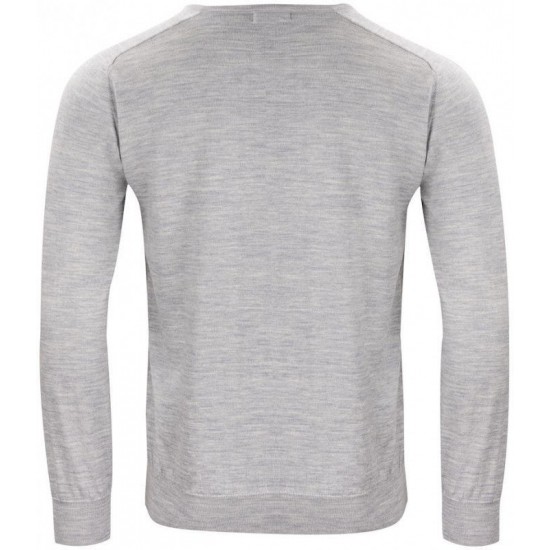 Пуловер чоловічий Merino V-neck сірий меланж - 2930101910L