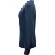 Пуловер жіночий Merino V-neck Woman темно-синій - 2930103600M