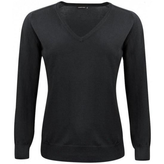 Пуловер жіночий Merino V-neck Woman чорний - 29301039003XL