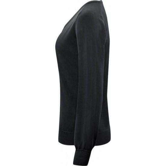 Пуловер жіночий Merino V-neck Woman чорний - 29301039003XL